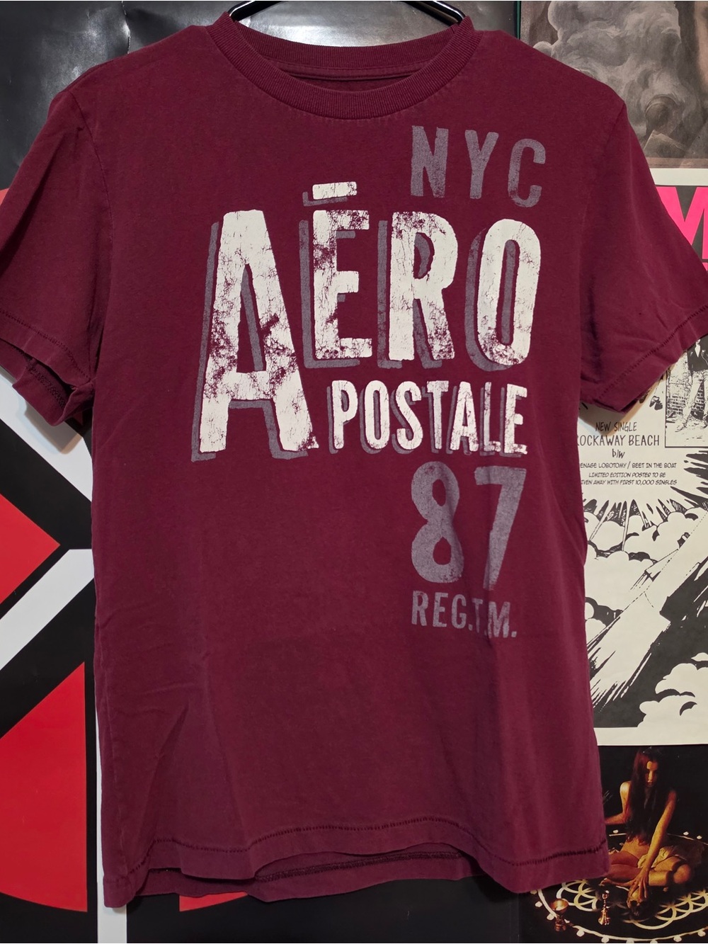 Y2k skate style Aeropostale shirt